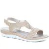 Woven Ankle Strap Sandals - INB37013 / 323 527 sold by Shoe-Shop
