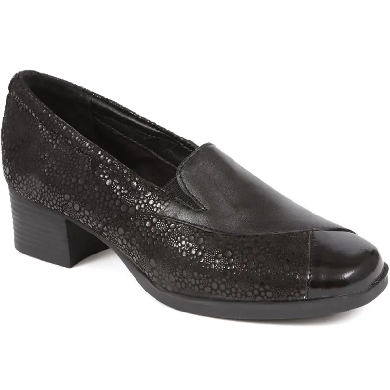 Heeled Leather Loafers - NAP38011 / 324 607 sold by Shoe-Shop