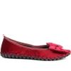 Bow Accented Chunky Stitch Ballet Flats - KARY38001 / 324 317 sold by Shoe-Shop