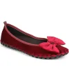 Bow Accented Chunky Stitch Ballet Flats - KARY38001 / 324 317 sold by Shoe-Shop