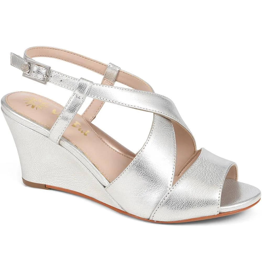 Peep Toe Wedge Heel Sandals - VAN37527 / 323 976 sold by Shoe-Shop product image thumbnail 2