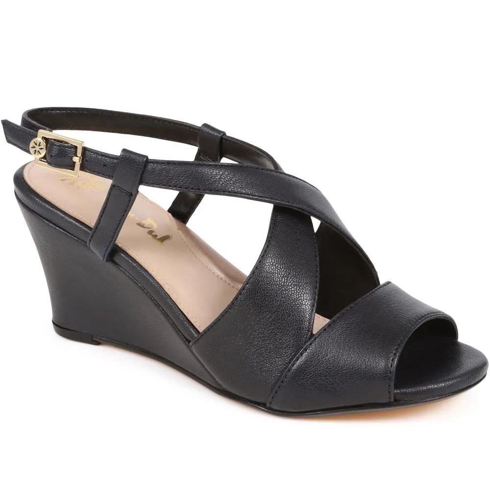 Peep Toe Wedge Heel Sandals - VAN37527 / 323 976 sold by Shoe-Shop