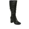 Knee High Slouch Heeled Boots - WOIL38048 / 324 854 sold by Shoe-Shop