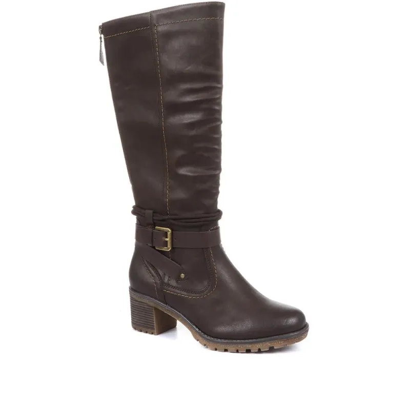 Tall Slouch-Effect Boots - CENTR34029 / 320 346 sold by Shoe-Shop