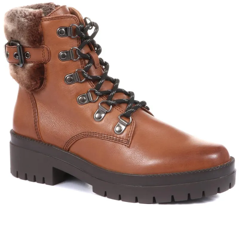 Olga-09 Leather Hiker Boots - SINO34502 / 320 492 sold by Shoe-Shop