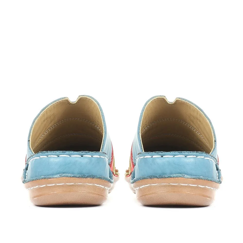 Leather Slip-On Clogs - CAY35017 / 322 038 sold by Shoe-Shop product image thumbnail 4