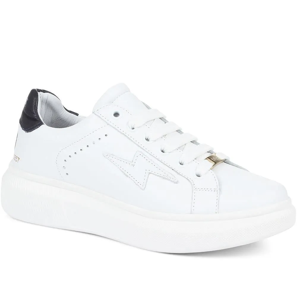 Enrica Leather Platform Trainers - ENRICA / 901 905 sold by Shoe-Shop product image thumbnail 3