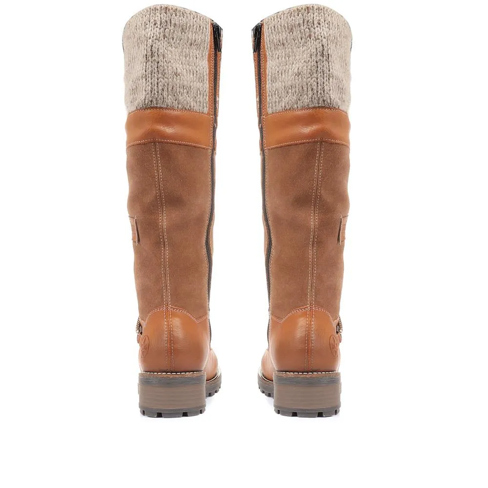 Tall Lace Up Boots - RKR34521 / 320 690 sold by Shoe-Shop product image thumbnail 4