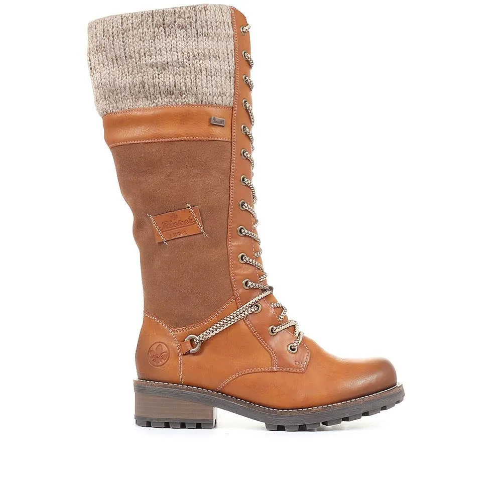 Tall Lace Up Boots - RKR34521 / 320 690 sold by Shoe-Shop product image thumbnail 3