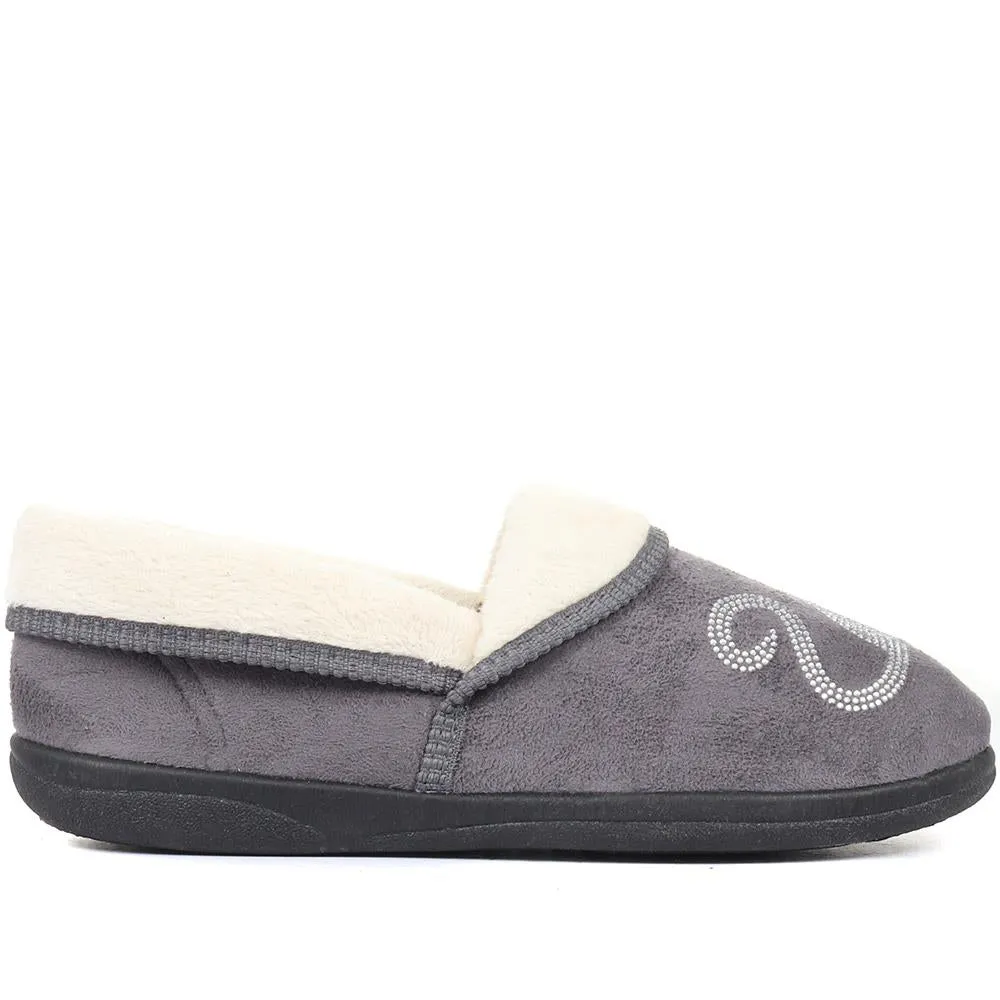 Wide Fit Cat Slippers - QING32007 / 319 026 sold by Shoe-Shop product image thumbnail 2