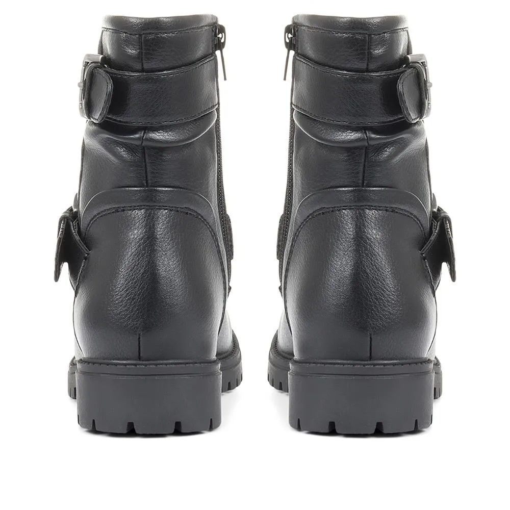 Chunky Biker Boots - WBINS34029 / 320 614 sold by Shoe-Shop product image thumbnail 5
