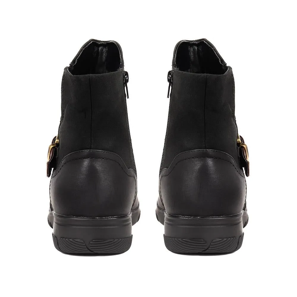 Extra Wide Fit Buckle Detail Boots - WINI / 324 197 sold by Shoe-Shop product image thumbnail 3