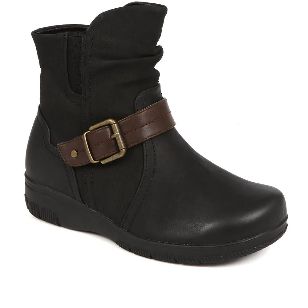 Extra Wide Fit Buckle Detail Boots - WINI / 324 197 sold by Shoe-Shop product image thumbnail 5