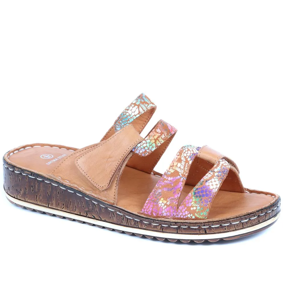 Leather Adjustable Mule Sandals - DRTMA37007 / 323 852 sold by Shoe-Shop