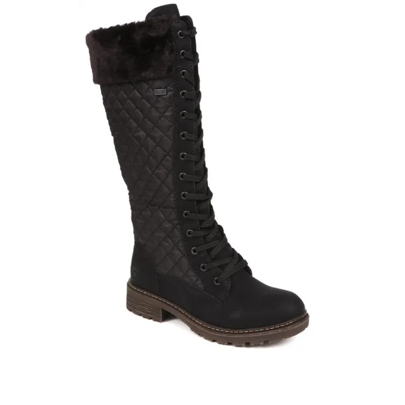 Quilted Fleece-Lined Ladies Boots - RKR38530 / 324 353 sold by Shoe-Shop