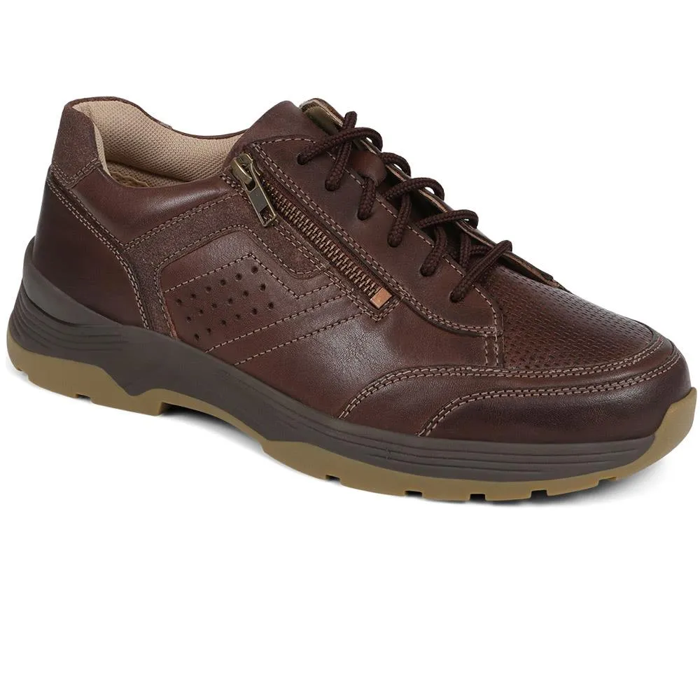Lace-Up Leather Trainers - ENRICO / 325 168 sold by Shoe-Shop product image thumbnail 2
