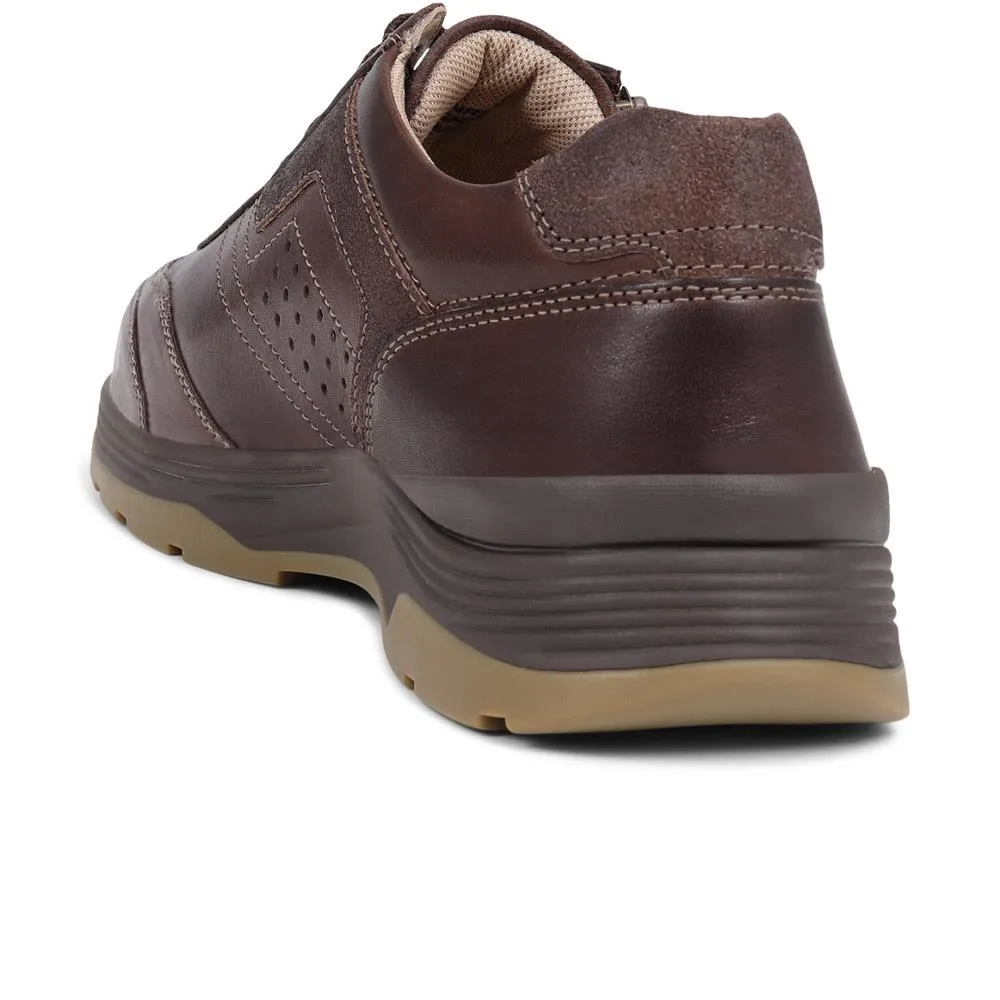 Lace-Up Leather Trainers - ENRICO / 325 168 sold by Shoe-Shop product image thumbnail 4