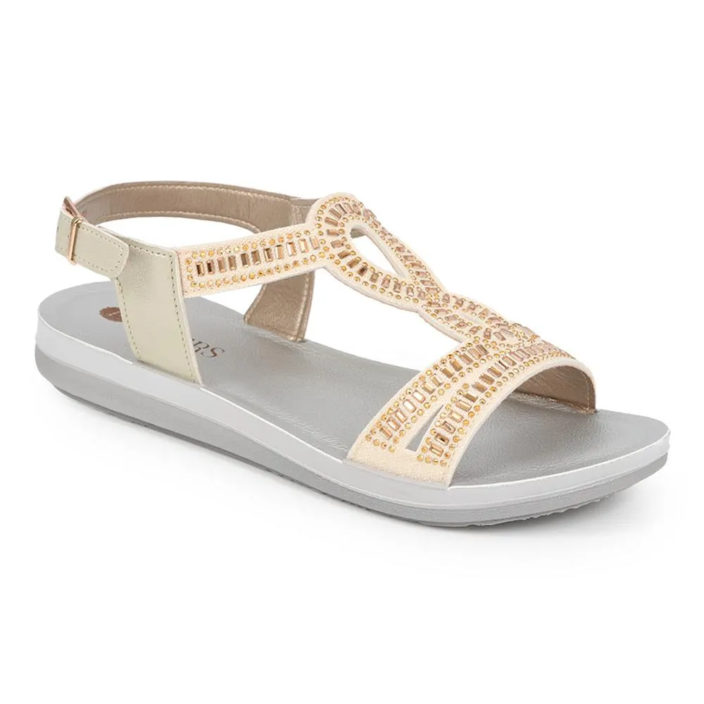 Adjustable Embellished Sandals - INB39017 / 325 260 sold by Shoe-Shop
