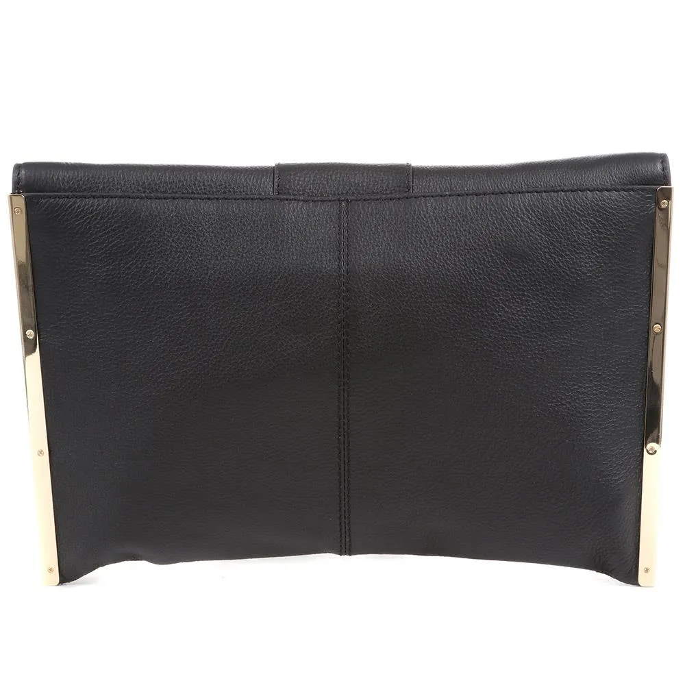 Buckle Fastening Leather Clutch - WILDA / 323 888 sold by Shoe-Shop product image thumbnail 5