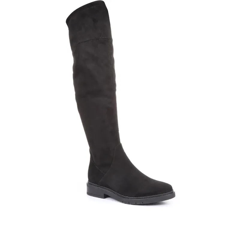 Knee High Flat Boots - GAB34502 / 320 525 sold by Shoe-Shop