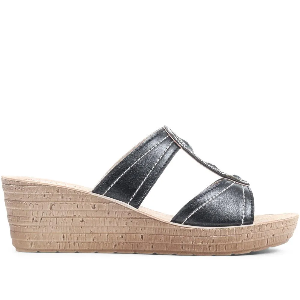 Embellished Wedge Sandals - INB37061 / 323 589 sold by Shoe-Shop product image thumbnail 5