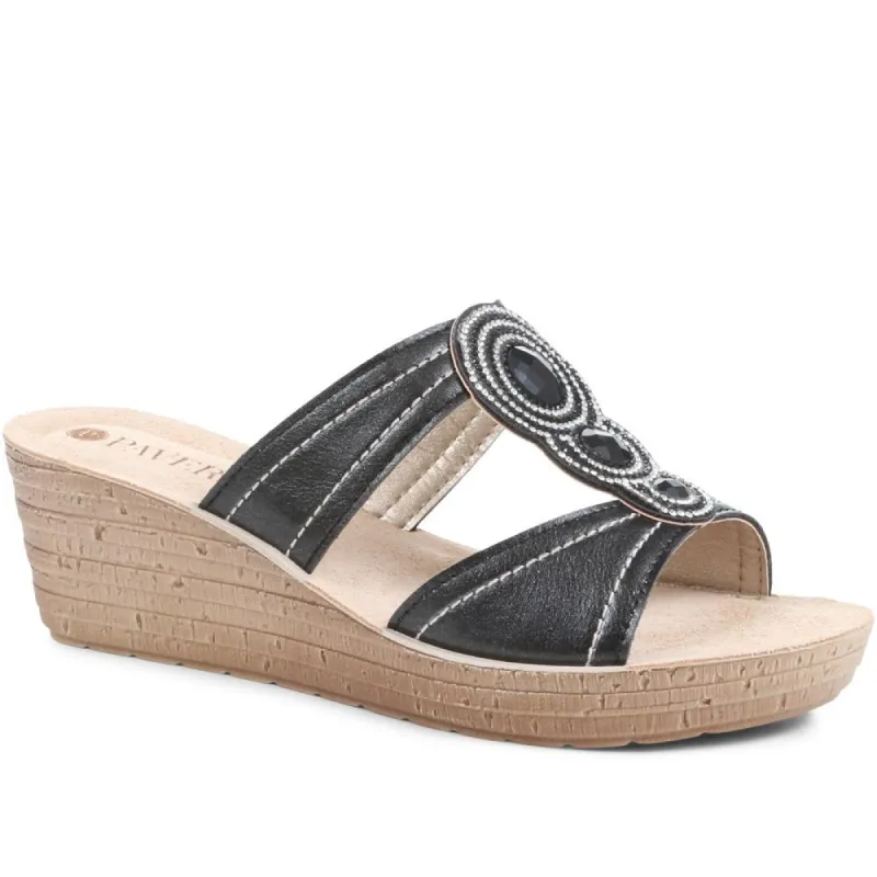 Embellished Wedge Sandals - INB37061 / 323 589 sold by Shoe-Shop