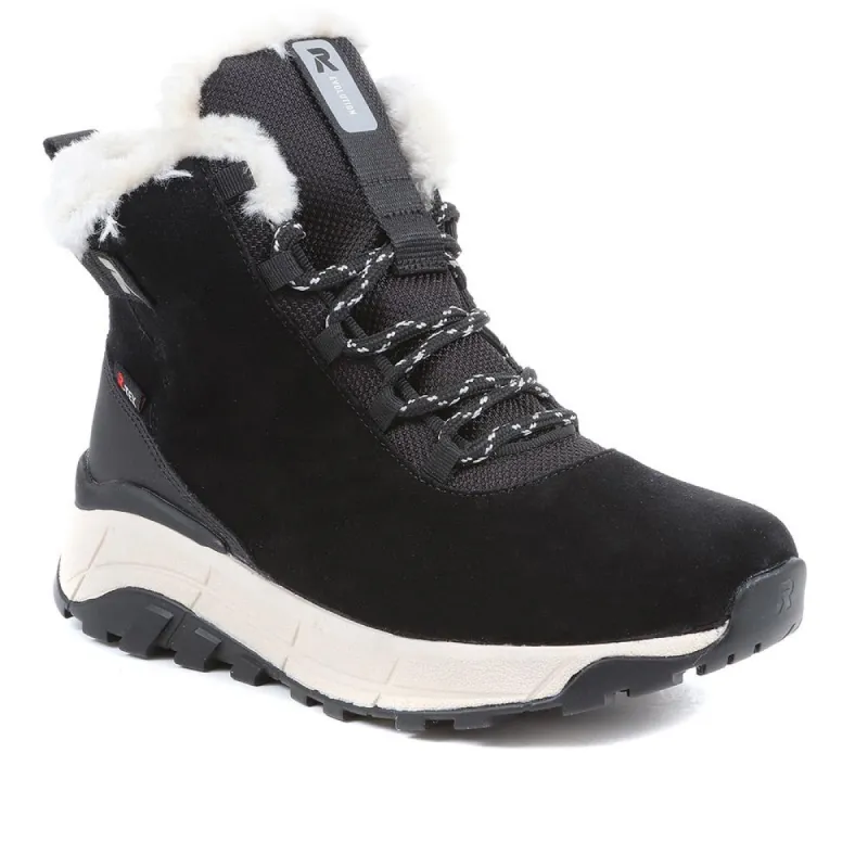 Rieker Fleece Lined Hiker Boots - RKR36541 / 323 001 sold by Shoe-Shop