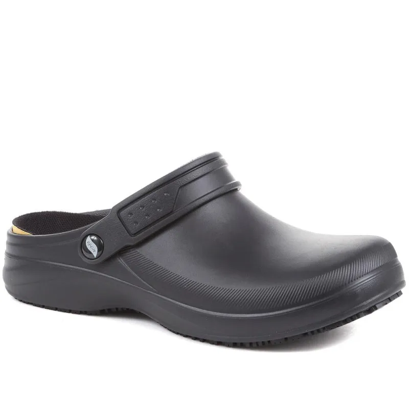 Work Arch Fit: Skechers Riverbound Clogs - SKE37532 / 323 552 sold by Shoe-Shop