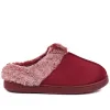 Faux Suede Fur Lined Slipper Mules - GALOP38023 / 324 486 sold by Shoe-Shop