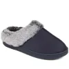 Faux Suede Fur Lined Slipper Mules - GALOP38023 / 324 486 sold by Shoe-Shop