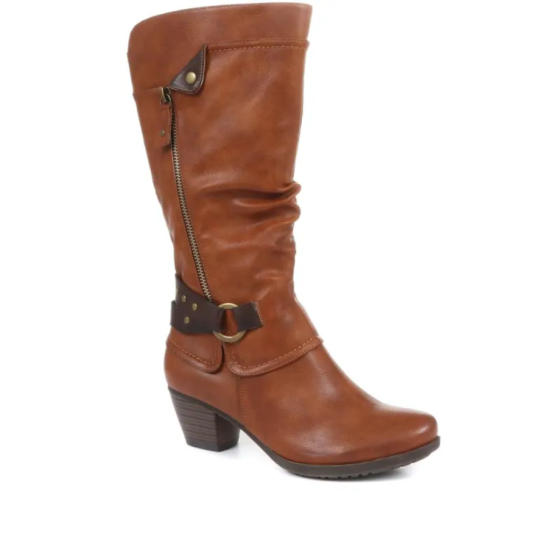 Low Heeled Slouch Boots - SIN34003 / 320 714 sold by Shoe-Shop
