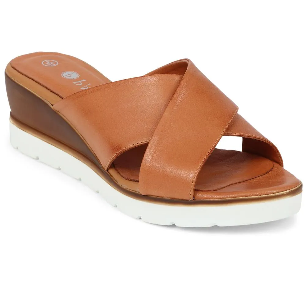 Leather Wedge Sandals - KAP39007 / 325 536 sold by Shoe-Shop product image thumbnail 3
