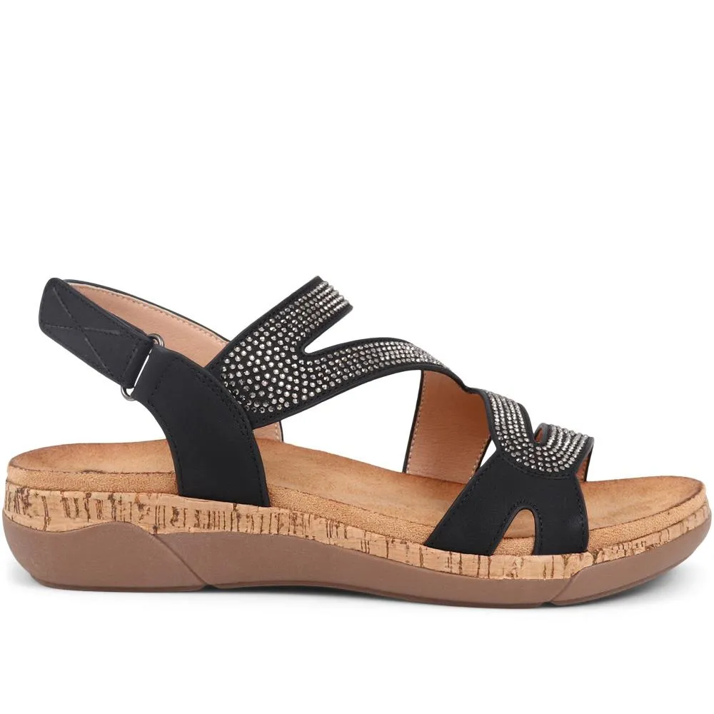 Adjustable Embellished Sandals - BAIZH39063 / 325 345 sold by Shoe-Shop product image thumbnail 4