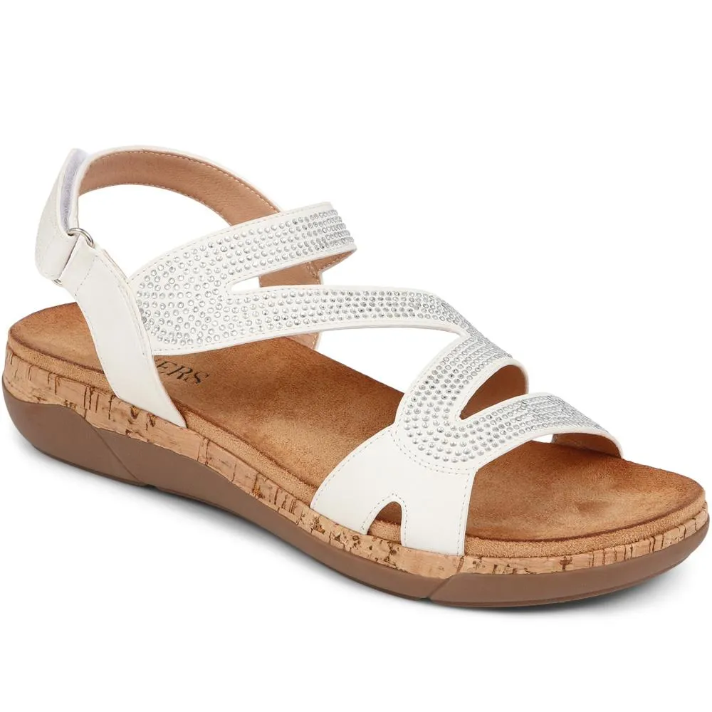 Adjustable Embellished Sandals - BAIZH39063 / 325 345 sold by Shoe-Shop product image thumbnail 3