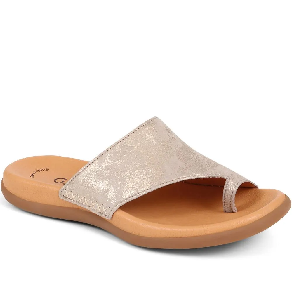 Lanzarote Leather Toe Loop Mules - GAB29615 / 314 556 sold by Shoe-Shop