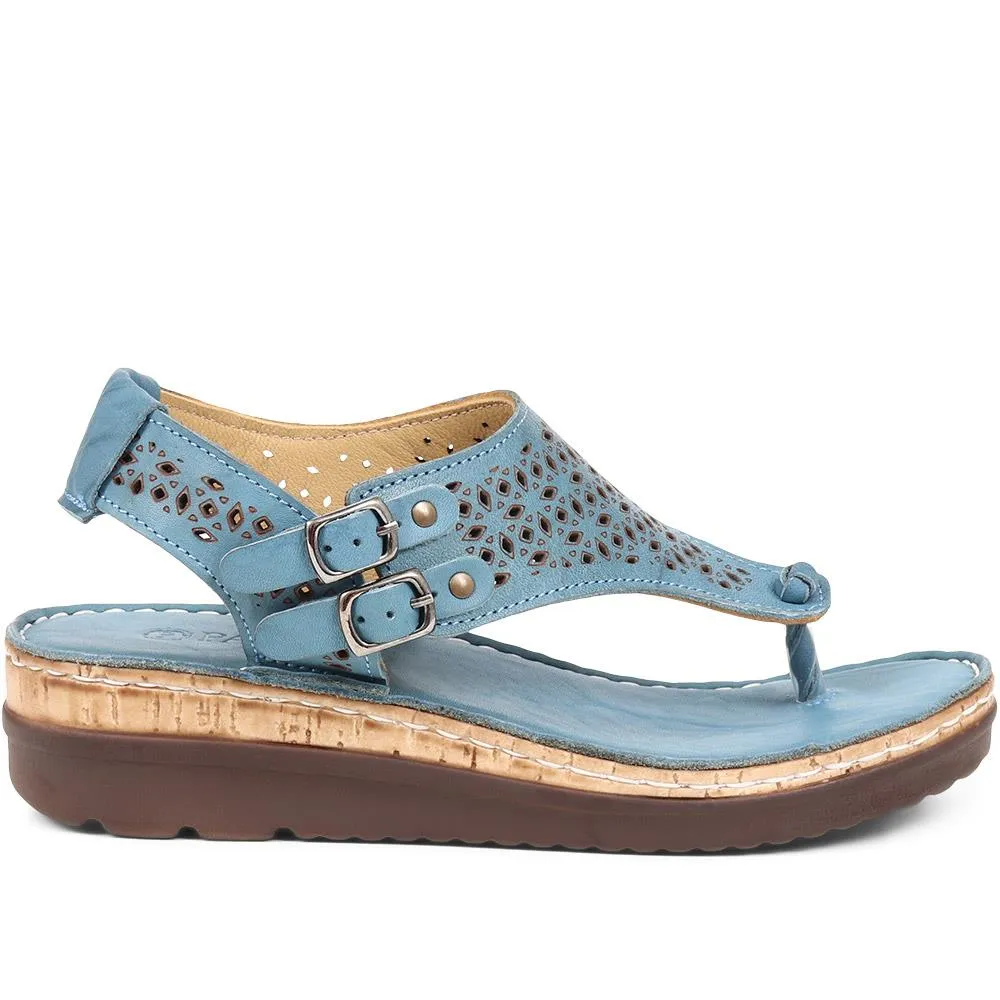 Leather Toe Post Sandals - CAY37011 / 323 931 sold by Shoe-Shop product image thumbnail 3