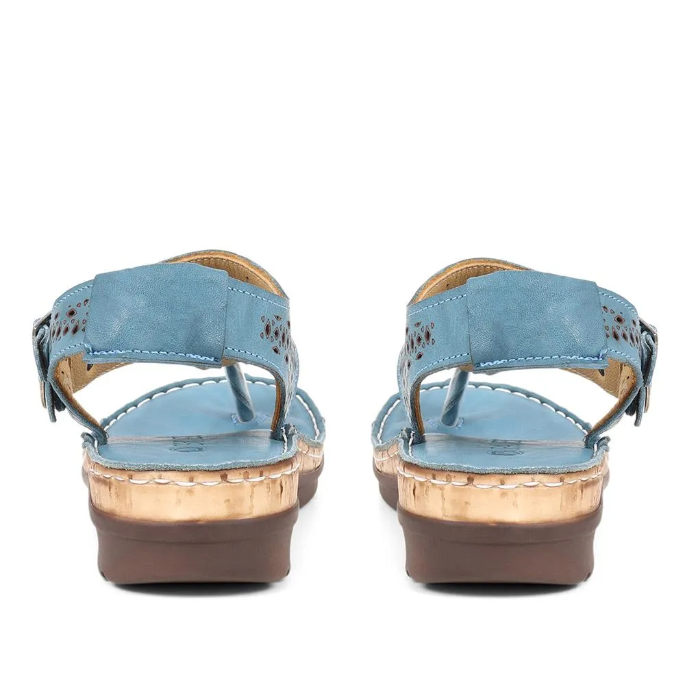 Leather Toe Post Sandals - CAY37011 / 323 931 sold by Shoe-Shop product image thumbnail 4