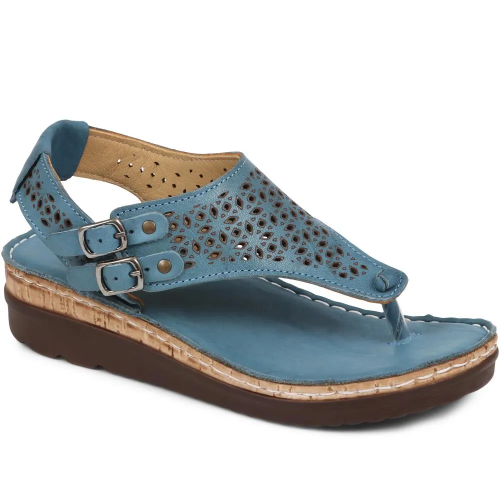 Leather Toe Post Sandals - CAY37011 / 323 931 sold by Shoe-Shop