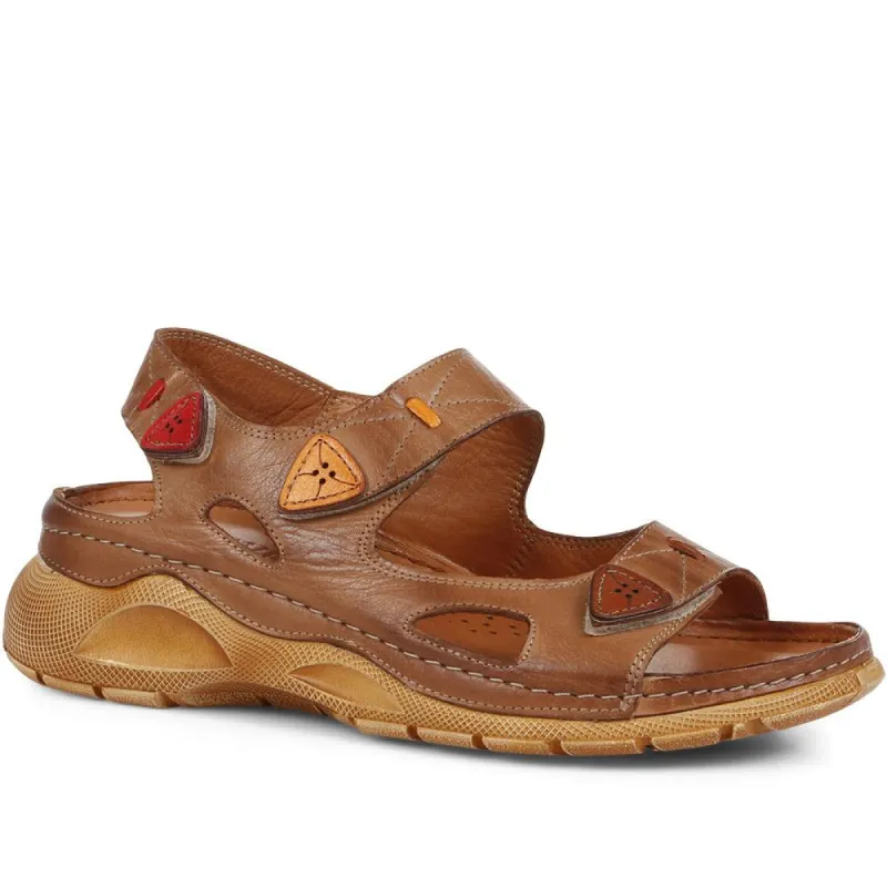 Touch-Fasten Leather Sandals - KARY35001 / 322 231 sold by Shoe-Shop