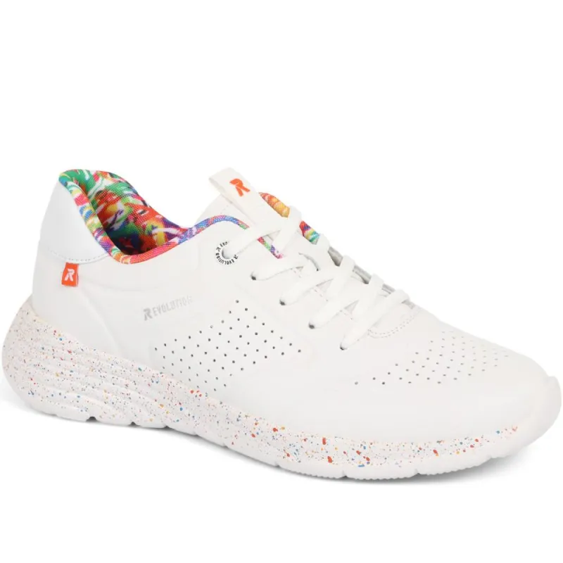 Leather Lace-Up Trainers - RKR37514 / 323 712 sold by Shoe-Shop