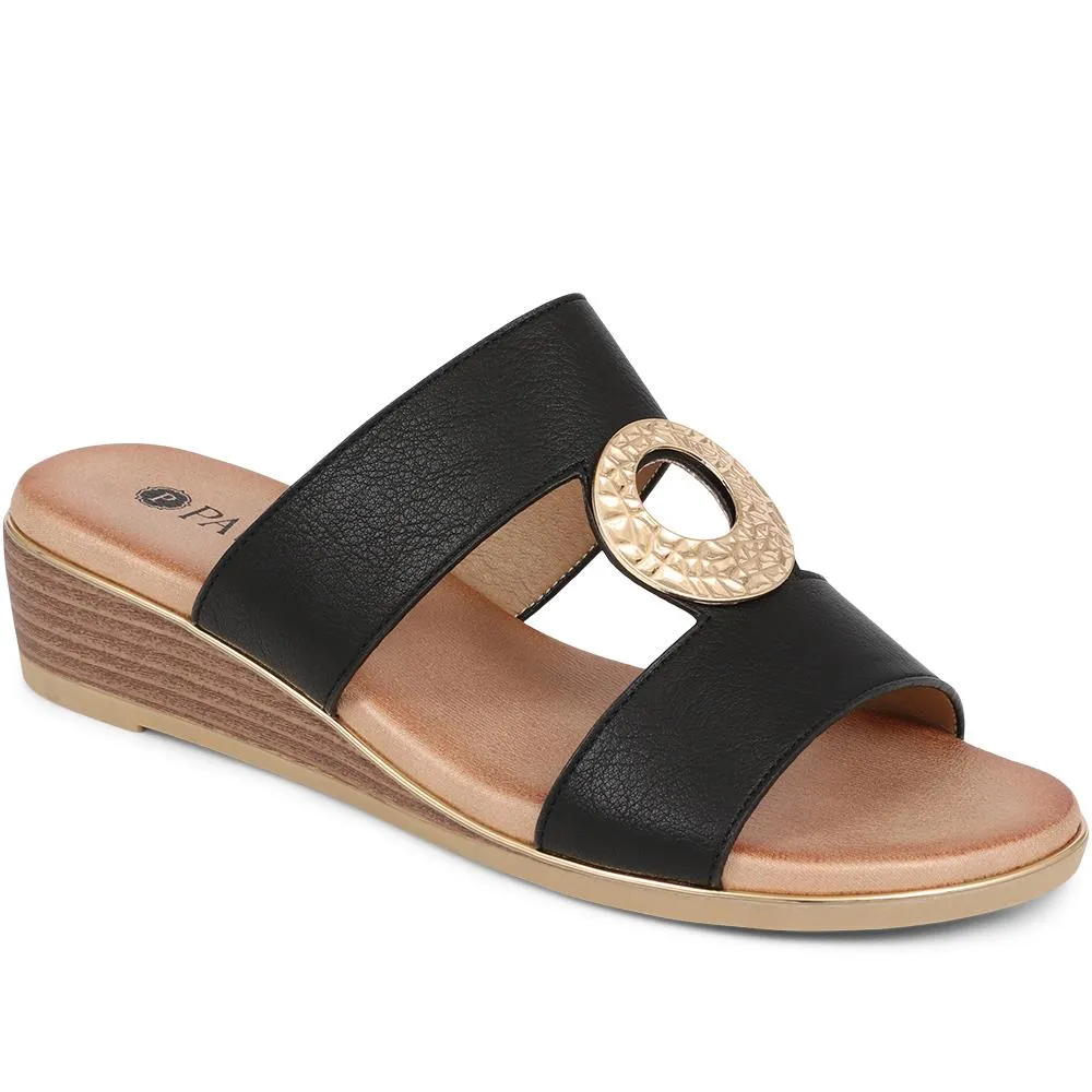 Slip-On Wedge Mule Sandals  - BAIZH39043 / 325 267 sold by Shoe-Shop
