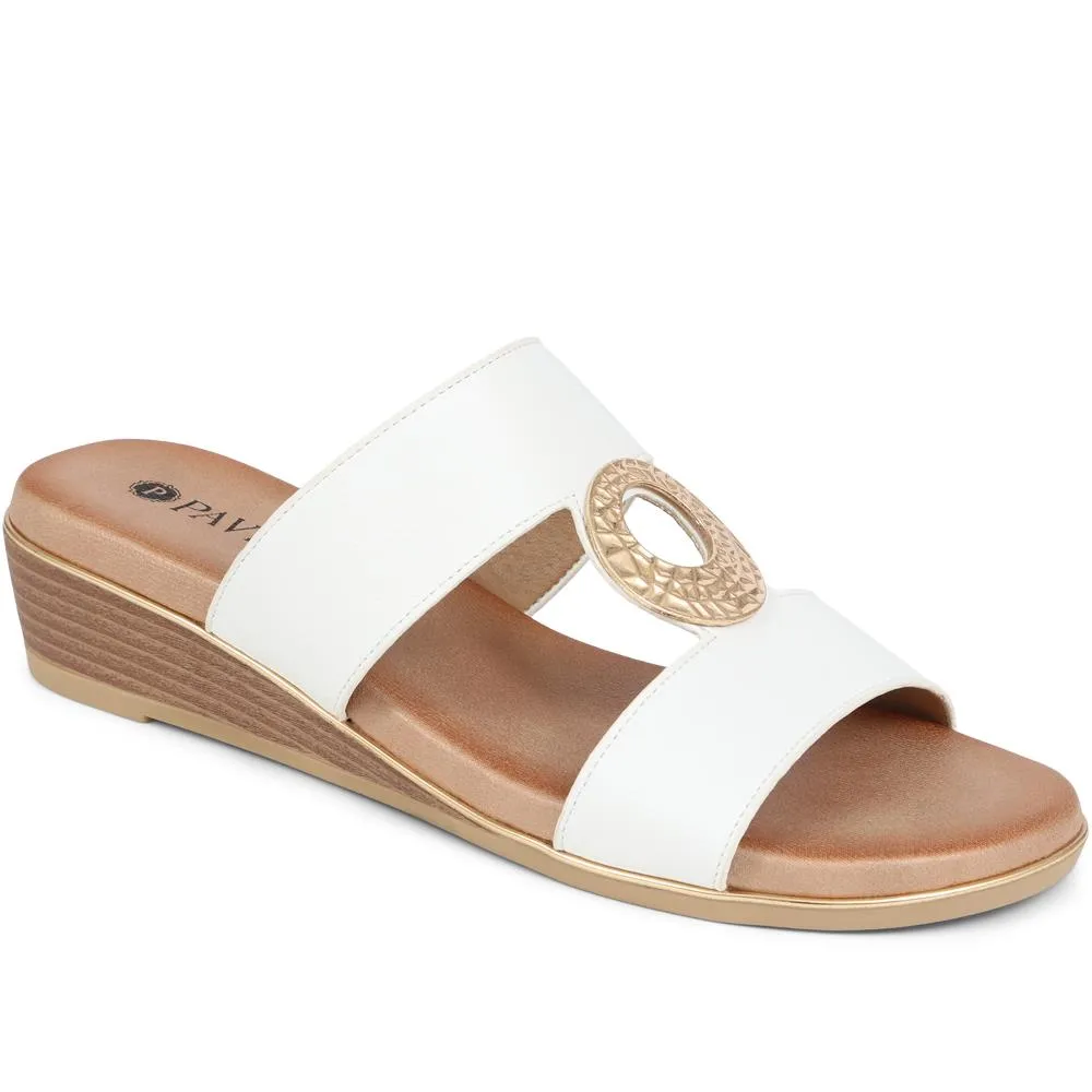 Slip-On Wedge Mule Sandals  - BAIZH39043 / 325 267 sold by Shoe-Shop product image thumbnail 2