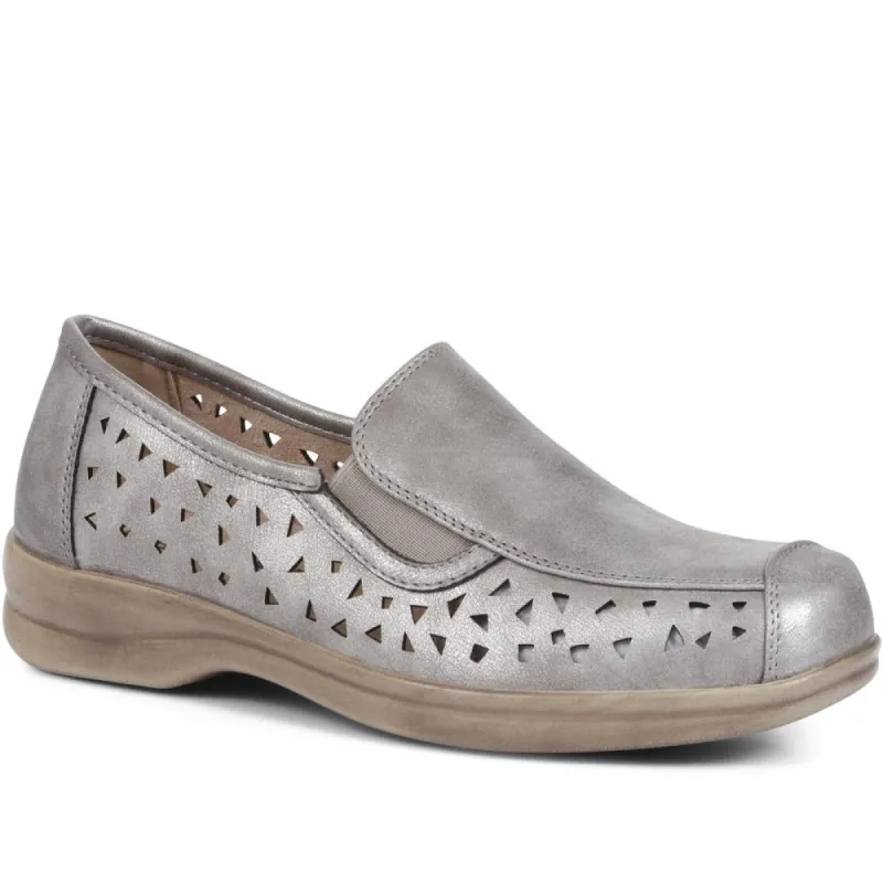 Cayley Extra Wide Slip On Shoes - CAYLEY / 321 455 made by Shoe-Shop