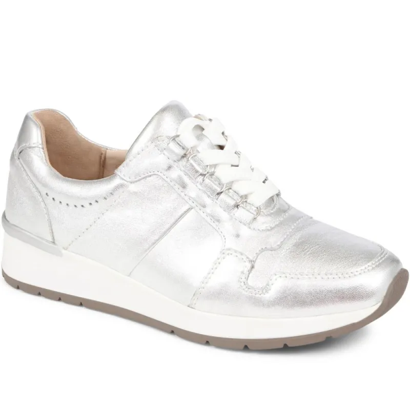 Leather Lace-Up Trainers - VAN37509 / 323 786 sold by Shoe-Shop
