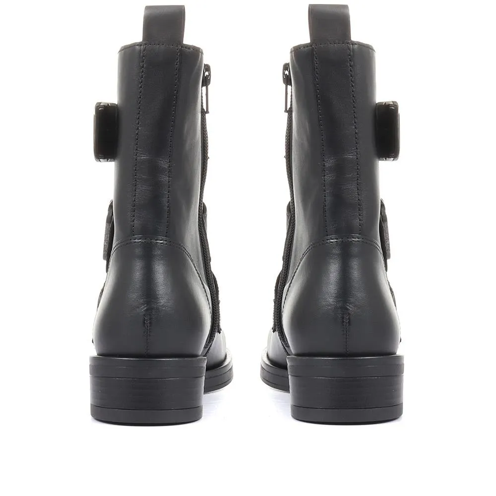 Home Leather Biker Boots - GAB34510 / 320 519 sold by Shoe-Shop product image thumbnail 4