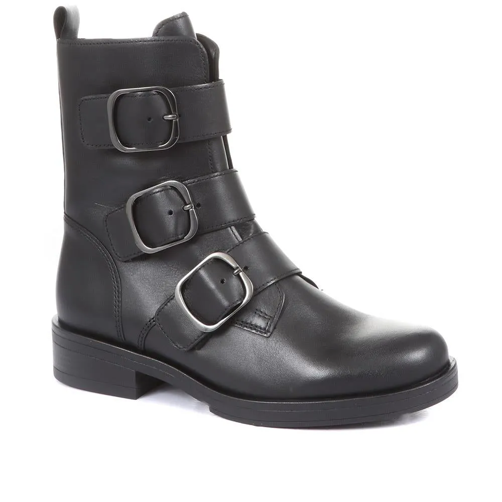 Home Leather Biker Boots - GAB34510 / 320 519 sold by Shoe-Shop product image thumbnail 2