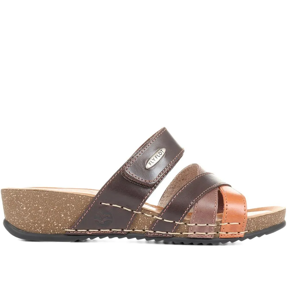 Fly Flot Leather Cross-Strap Mule Sandal - FLY35001 / 321 261 sold by Shoe-Shop product image thumbnail 3