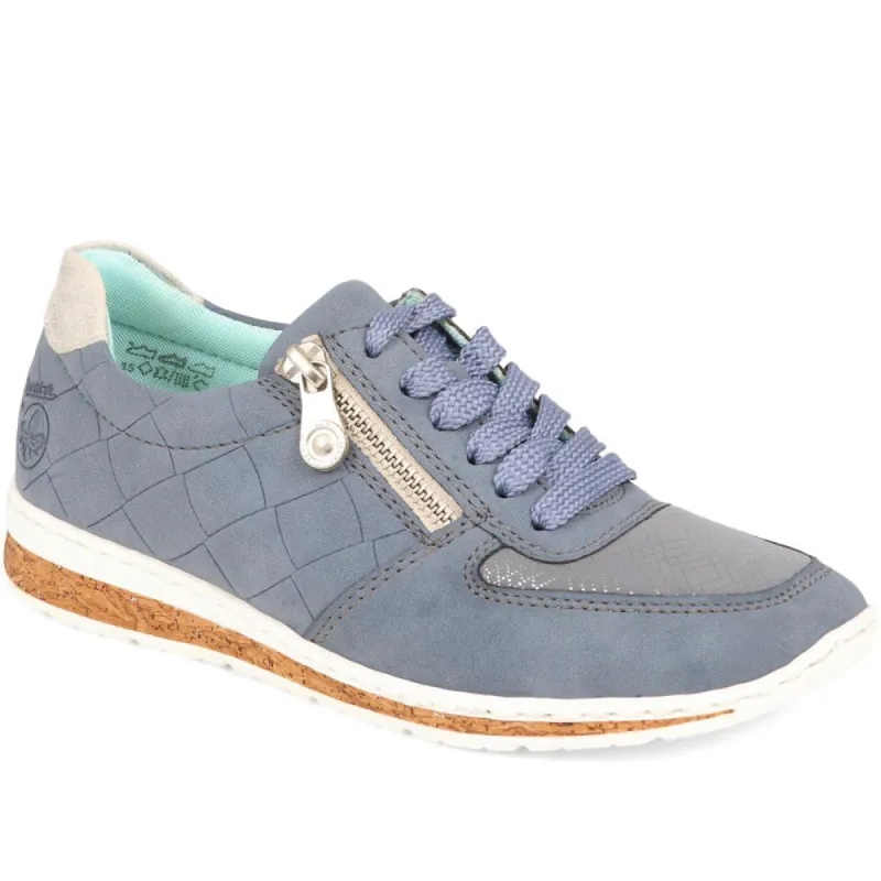 Rieker Half Zip Trainers - RKR37535 / 323 706 made by Rieker