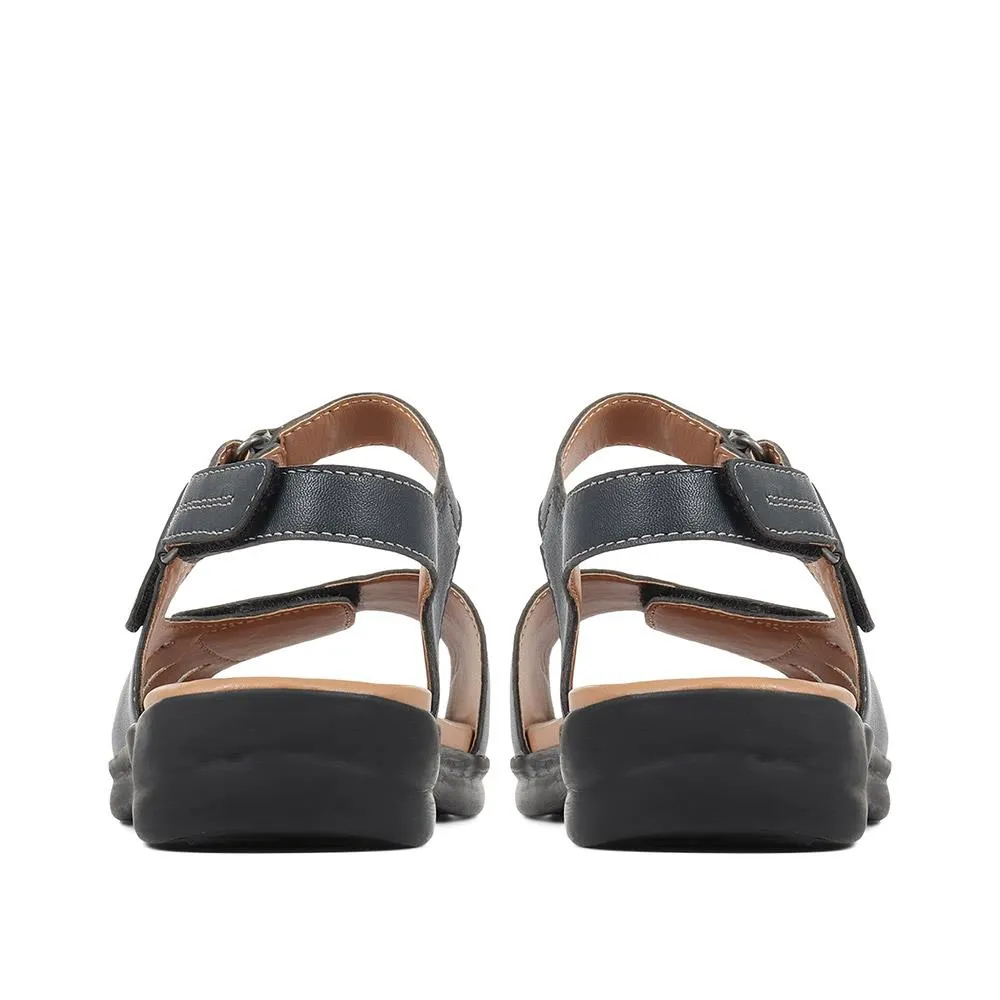 Extra Wide Fit Leather Sandals - CLARE / 321 772 sold by Shoe-Shop product image thumbnail 3
