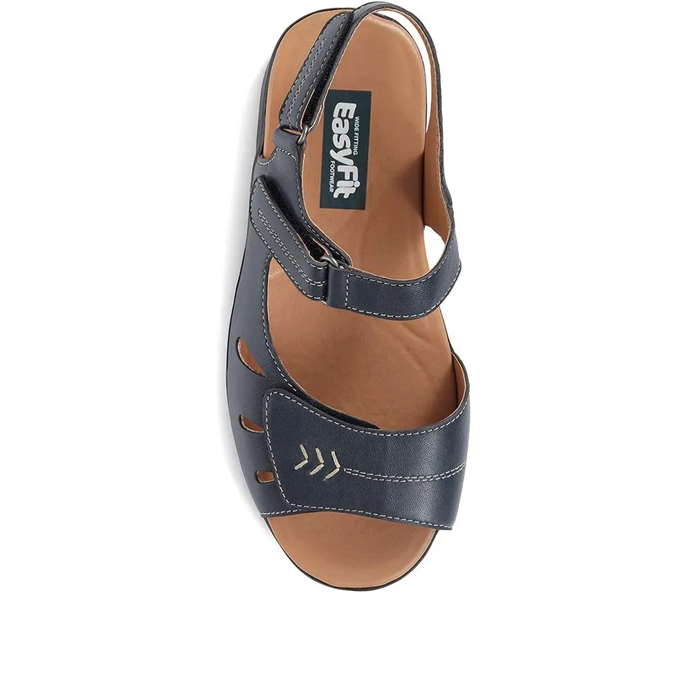 Extra Wide Fit Leather Sandals - CLARE / 321 772 sold by Shoe-Shop product image thumbnail 4